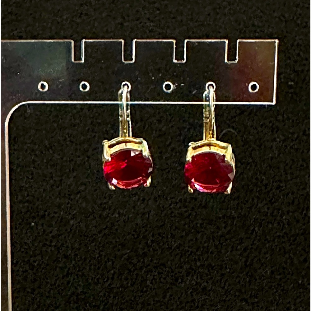 Pink Stone Earrings